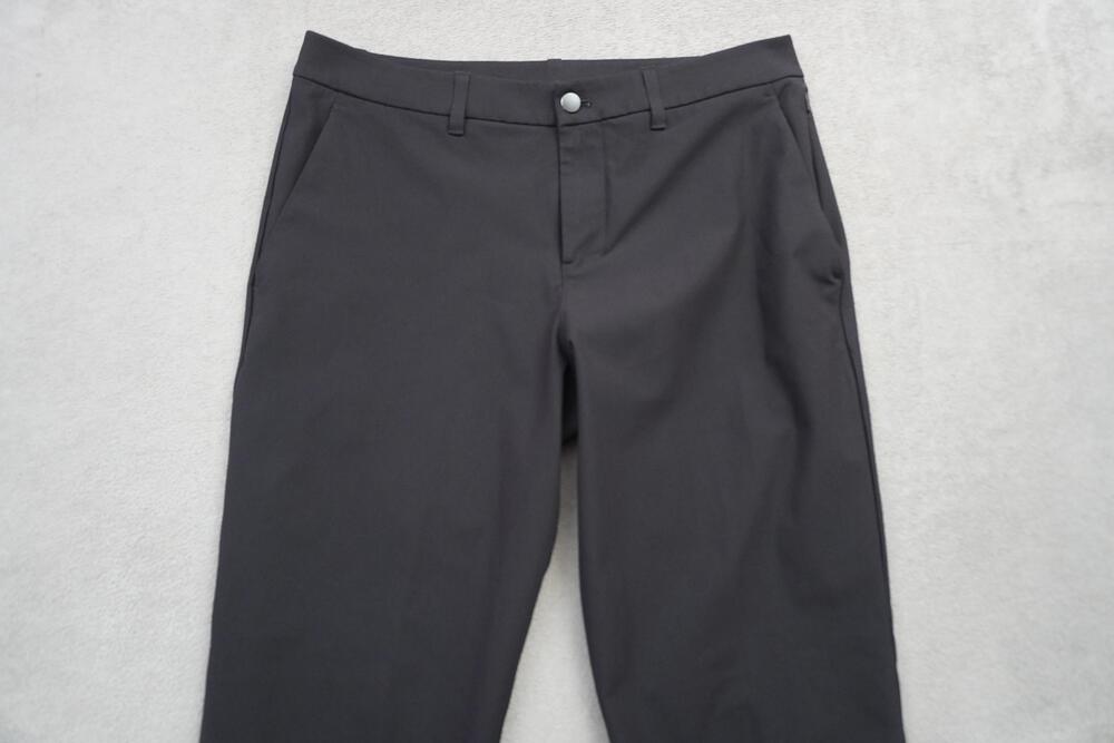 Lululemon Men's ABC Classic Fit Trouser Pant Black Warpstreme Sz 33x29 LM5A04S